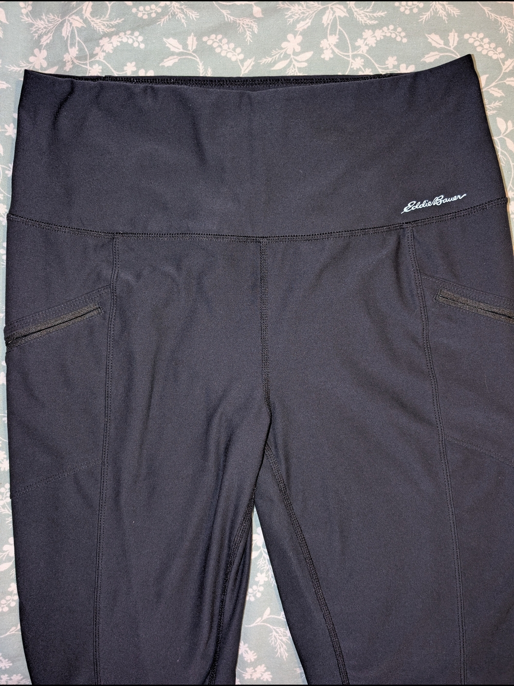 Eddie Bauer Black High-Waist Active Leggings